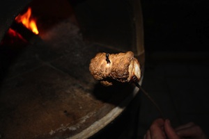 Wood-fired s'mores