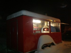 Pizza Oven in the Snow