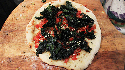 brigit binns, flatbread, wood fired pizza oven, recipes