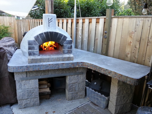 Winter Pizza Oven