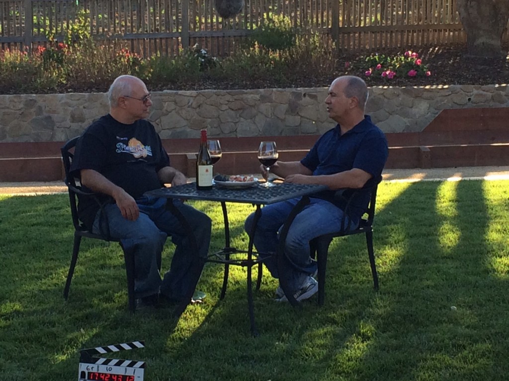 Peter and John Arena, discussing their favorite subject, pizza, at the Forno Bravo Expo, September, 2015