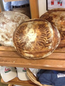 "Super Tuscan Whole Wheat Rounds," from Annies, one of Asheville's great bakeries. 