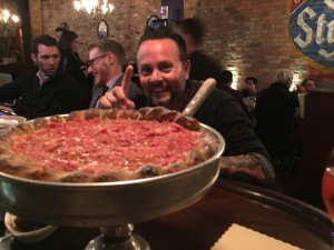 Tony Gemignani, on fire with pizza artistry