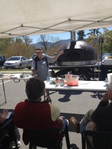 Of course, what would any bread festival be without a wood-fired pizza workshop?