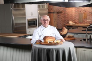 That's me, with a loaf of freshly baked Struan, on the set of the Craftsy kitchen in Denver, CO.