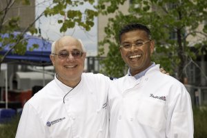 Ajith and Peter at the recent Wood-Fire Oven University in Denver.