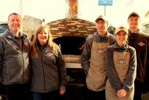 The Ferondan's family, proud FireWithin oven owners.