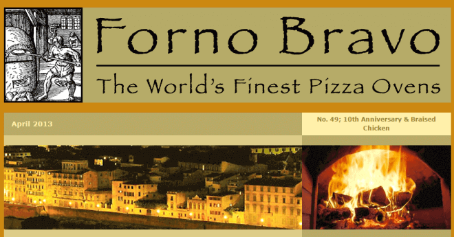 wood fired newsletter April 2013