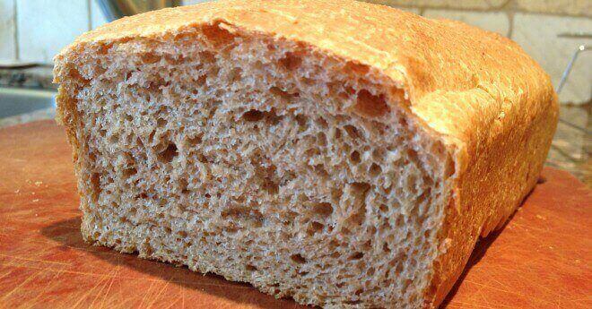 Sourdough whole wheat bread.