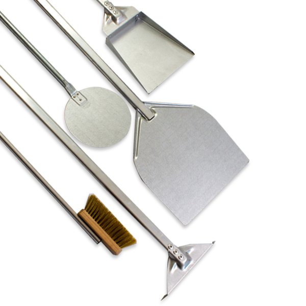 Five Piece Residential Pizza Oven Tool Set Forno Bravo. Authentic