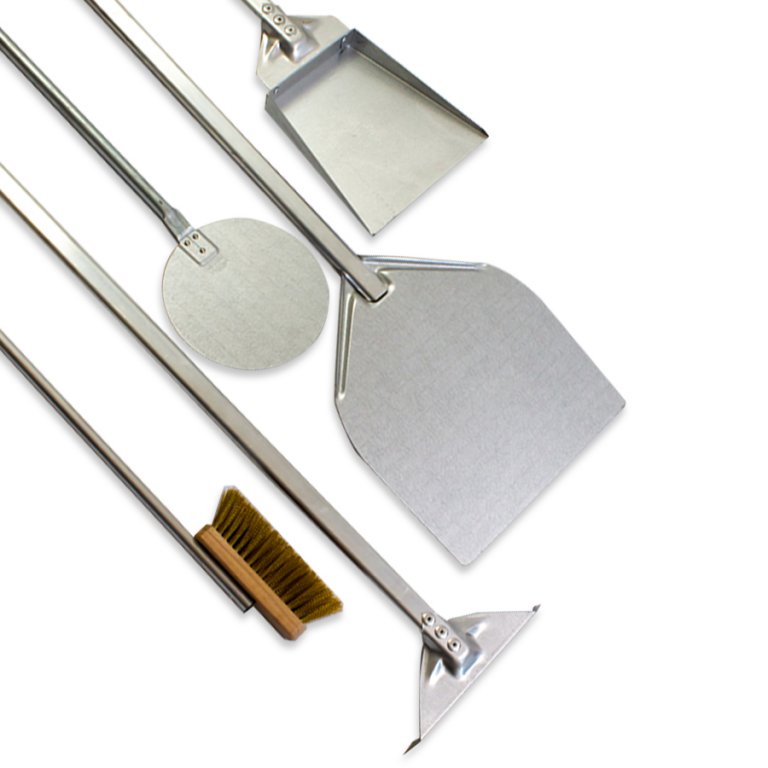 Five Piece Residential Pizza Oven Tool Set Forno Bravo. Authentic