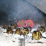 roasting peppers