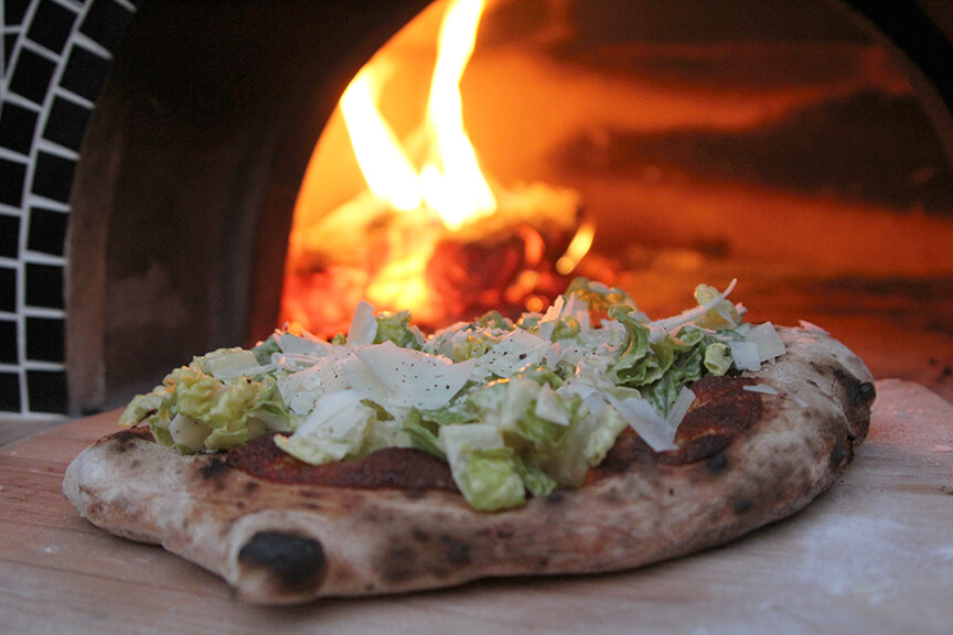 Caesar Salad Pizza