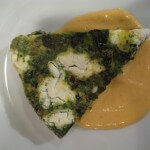 spinach scallion frittata