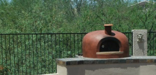 Giardino Outdoor Wood Fired Pizza Oven - Stucco 2