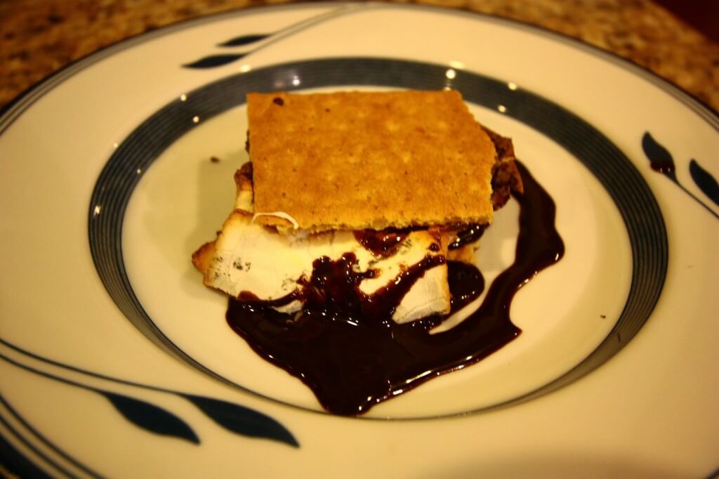 wood-oven s'mores