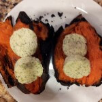 ash-roasted sweet potatoes