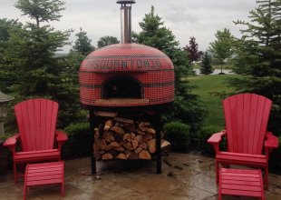 custom home pizza oven, wood fired pizza oven, vesuvio80 pizza oven, forno bravo