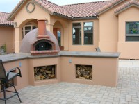 Premio Home Pizza Oven Stucco Finish