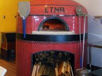 Red napoli and enclosed stand - fire wood - peels