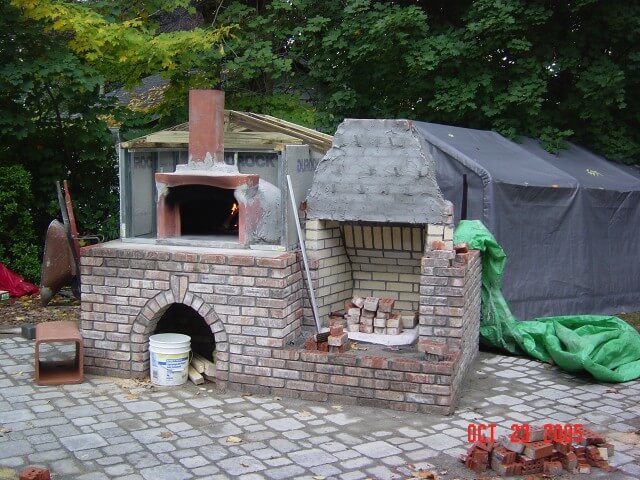 Home Pizza Oven Build New York