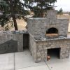 casa pizza oven stone and marble installation