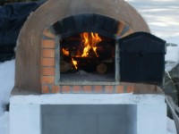 Pompeii DIY Brick Oven Winter Photo