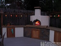 Artigiano Italian Brick Oven Stucco Exterior