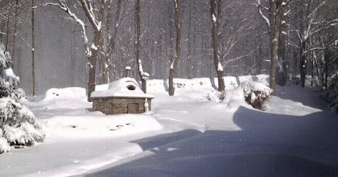 Casa Home Pizza Oven Winter Photo Bovina NY 3