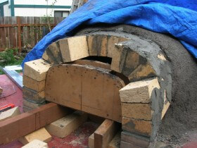 brick vent for pizza oven 