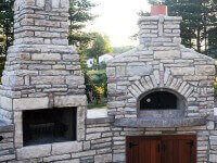 Casa Pizza Oven and Calore Fireplace - Charlevoix MI