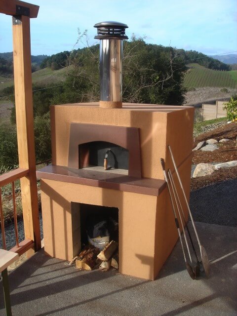 Outdoor Pizza Oven Healdsburg CA 3