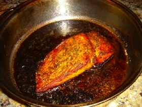 Retained Heat Cooking - Honey Salmon