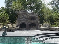 Pizza Oven & Fireplace side by side