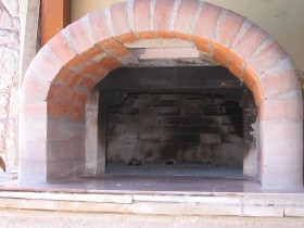 oven opening door jam for pizza oven