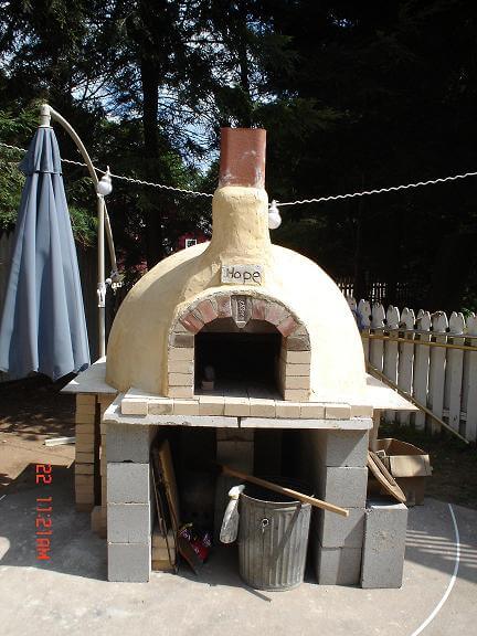 pompeii wood fired pizza oven