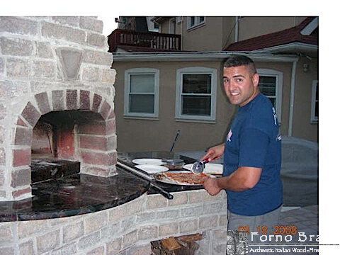 Outdoor Pizza Oven - Queens NY. This is an older oven from when we used to import