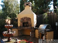 Toscana Hipped Pizza Oven with Rock Finish Sacramento