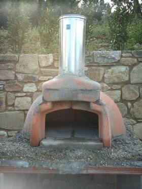 Pizza Oven Installation - Assembled Oven