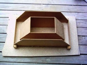 vent mold for brick pizza oven 