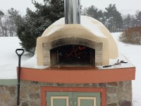 Pompeii DIY Brick Oven in Winter by Adam S in PA