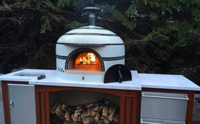 Custom Napolino and Vesuvio Pizza Ovens - Forno Bravo. Authentic