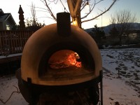 Primavera70 Wood Fired Pizza Oven in Winter - Minden NV