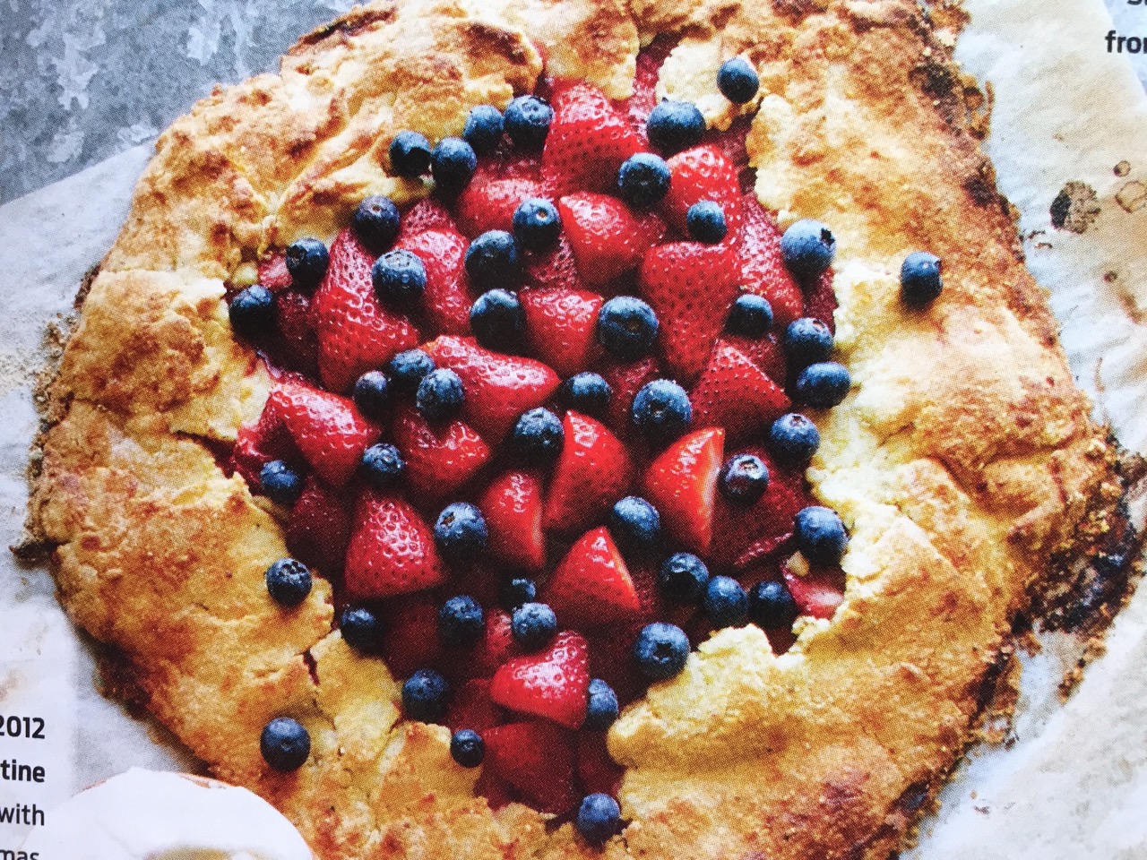 wood fired recipe strawberry galette