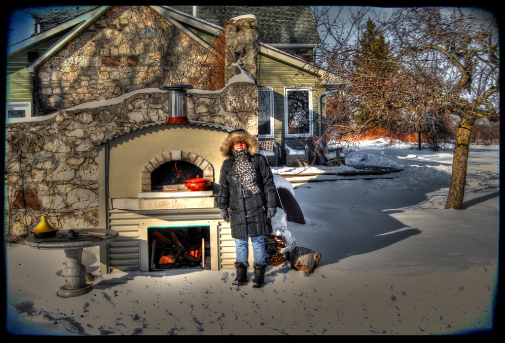 Premio Home Pizza Oven Winter Photo - Feversham Onatario Canada