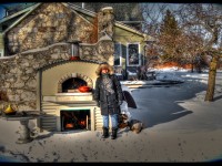 Premio Home Pizza Oven Winter Photo - Feversham Onatario Canada