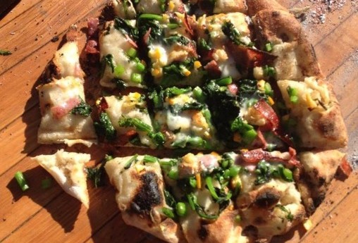 pizza, wood fired pizza, brigit binns, brigit binns recipe, bella outdoor living