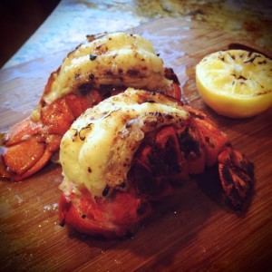 wood fired lobster