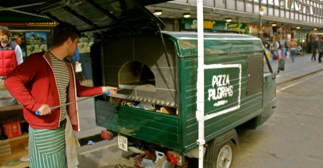 Mobile Pizza Oven Pizza Pilgrims London UK