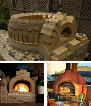 pizza oven Forno Bravo construction